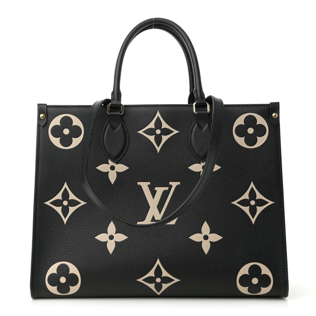 Empreinte Monogram Giant Onthego MM Black Beige