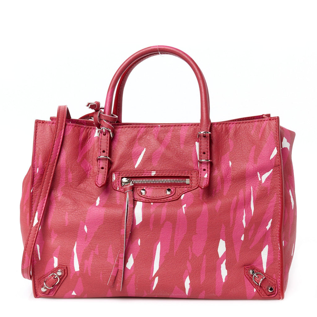 Veau Papier A6 Tote Red Pink White