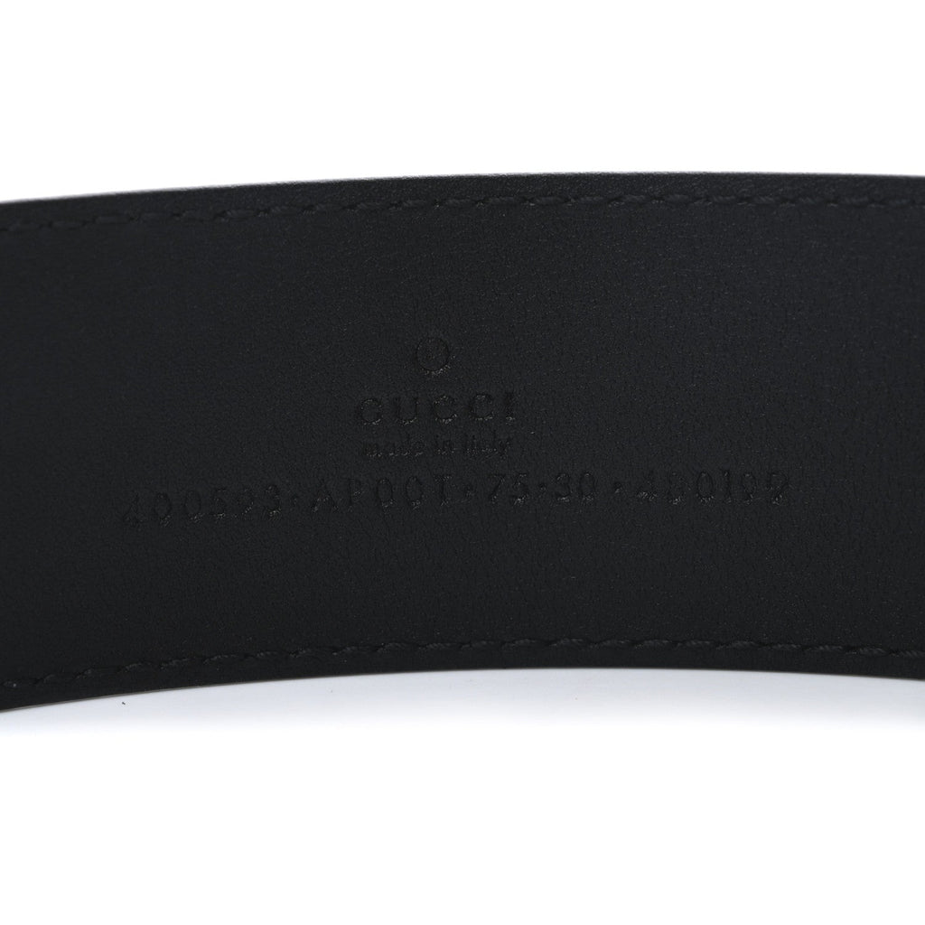 Calfskin Double G 40mm Belt 75 30 Black