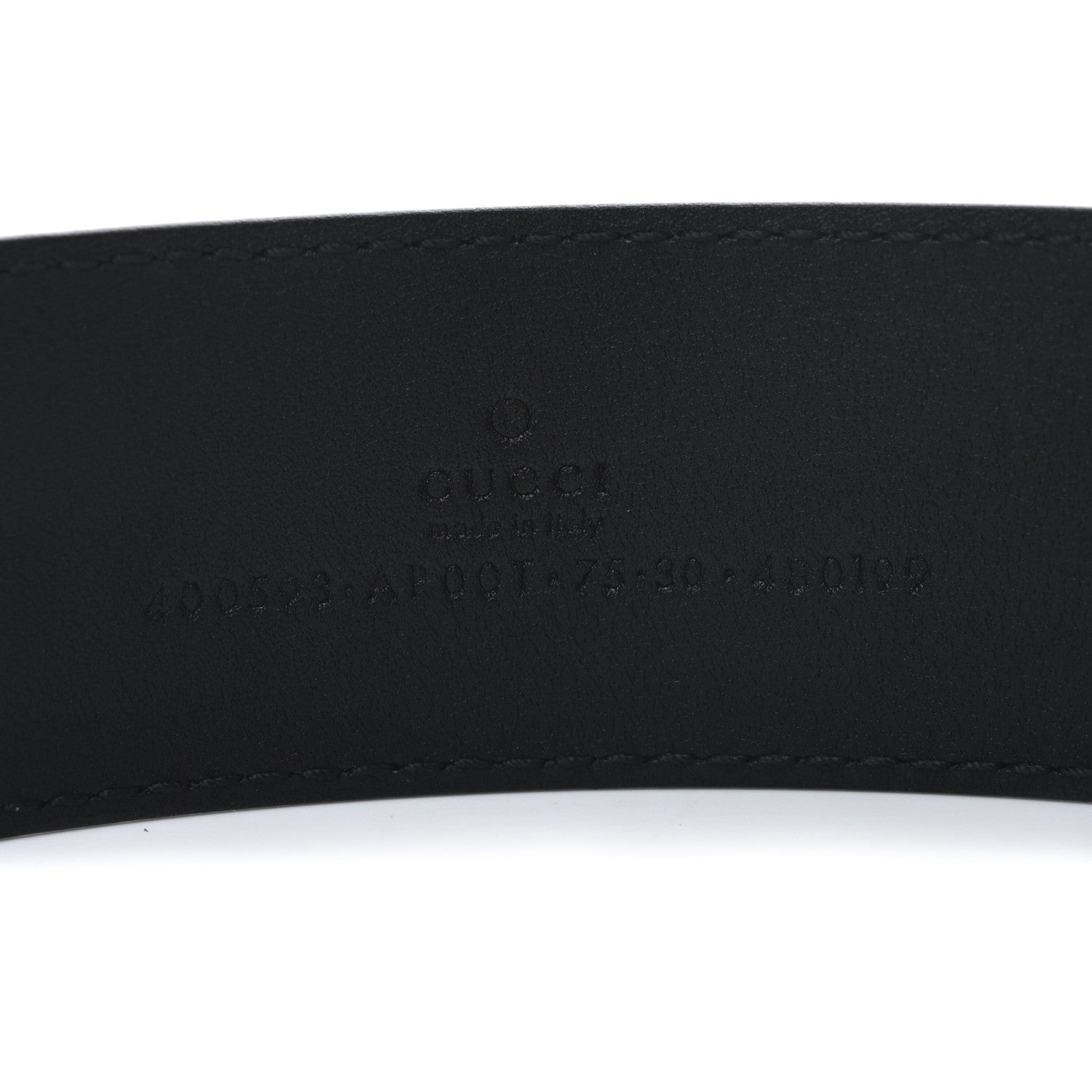 Calfskin Double G 40mm Belt 75 30 Black