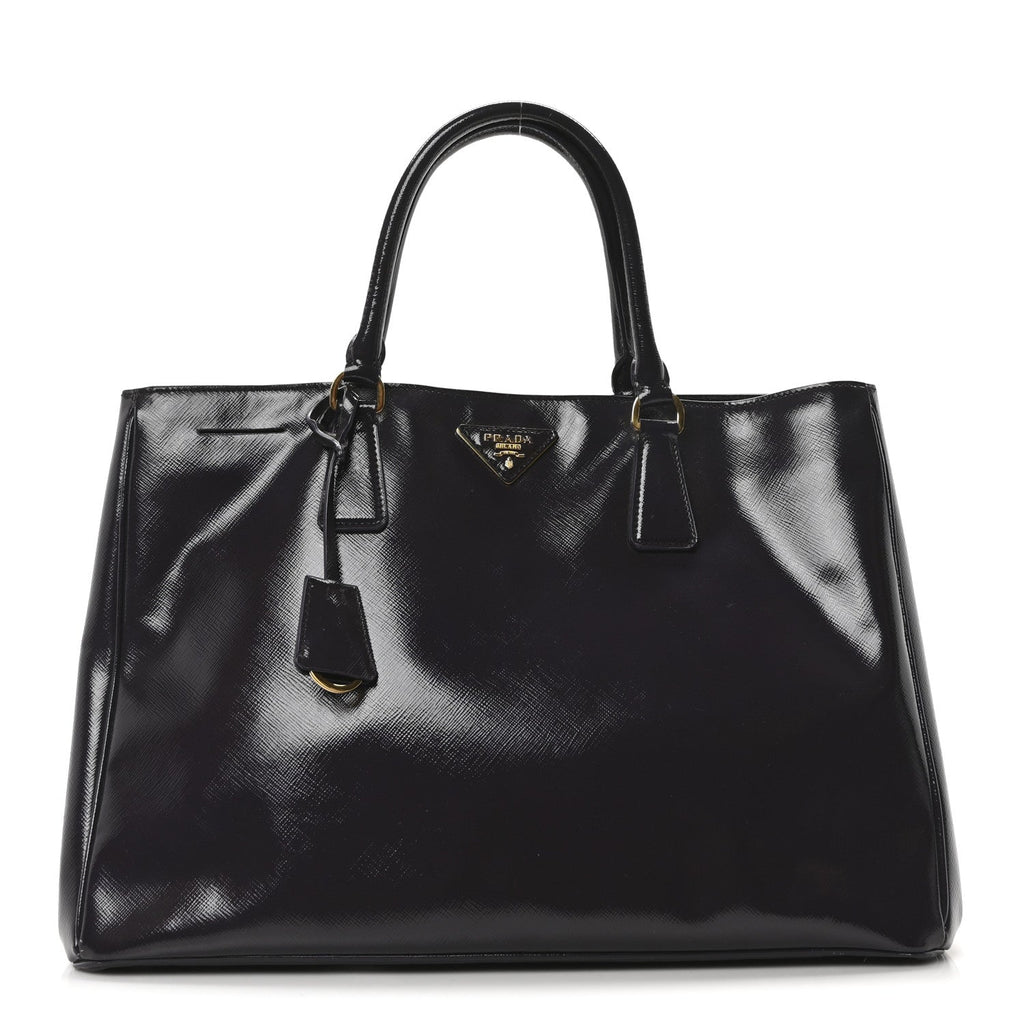 Saffiano Vernice Large Tote Uva