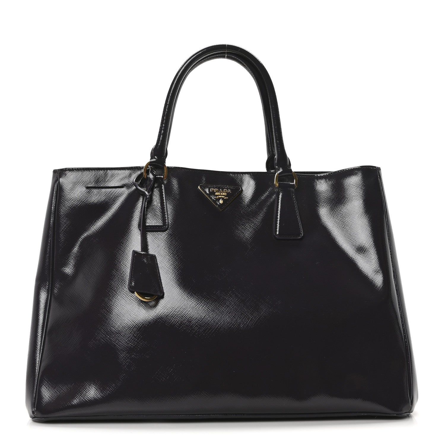 Saffiano Vernice Large Tote Uva