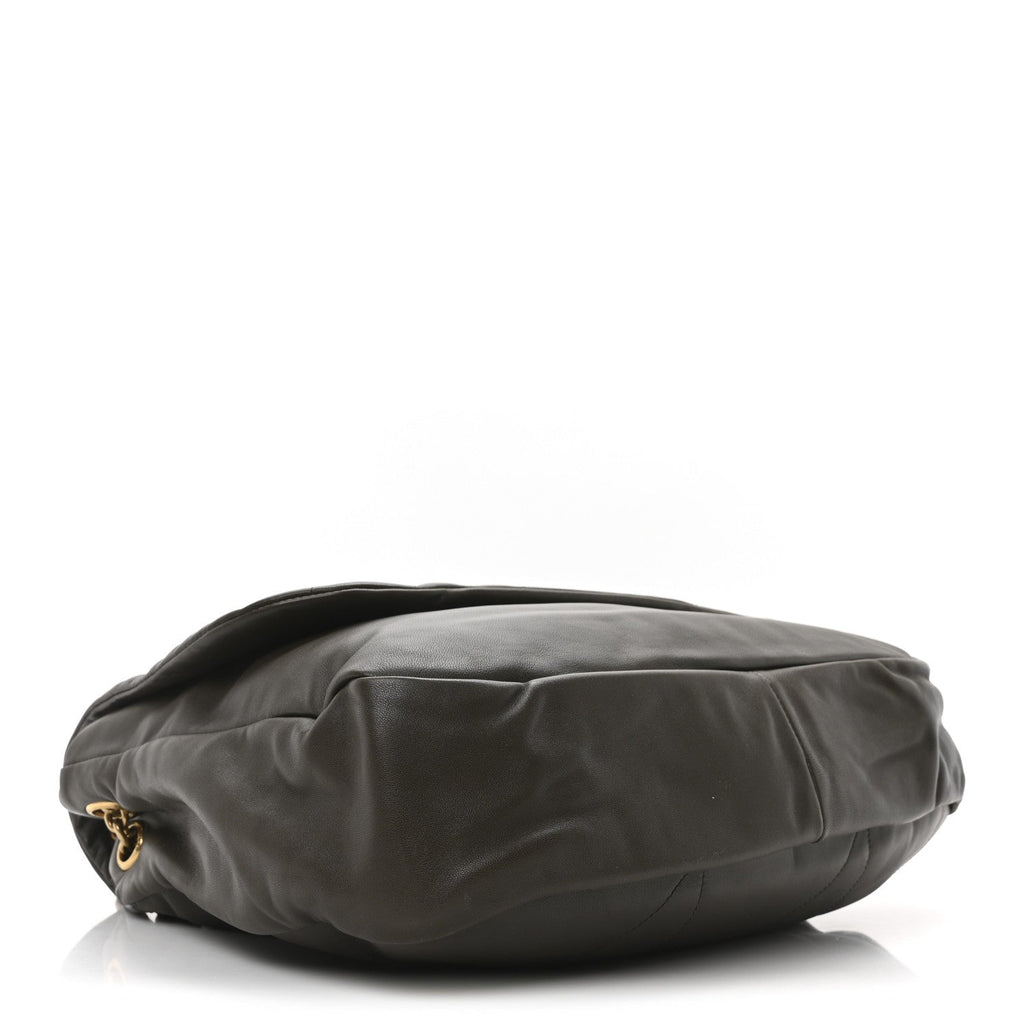 Lambskin Matelasse Monogram Large Jamie 4.3 Light Musk