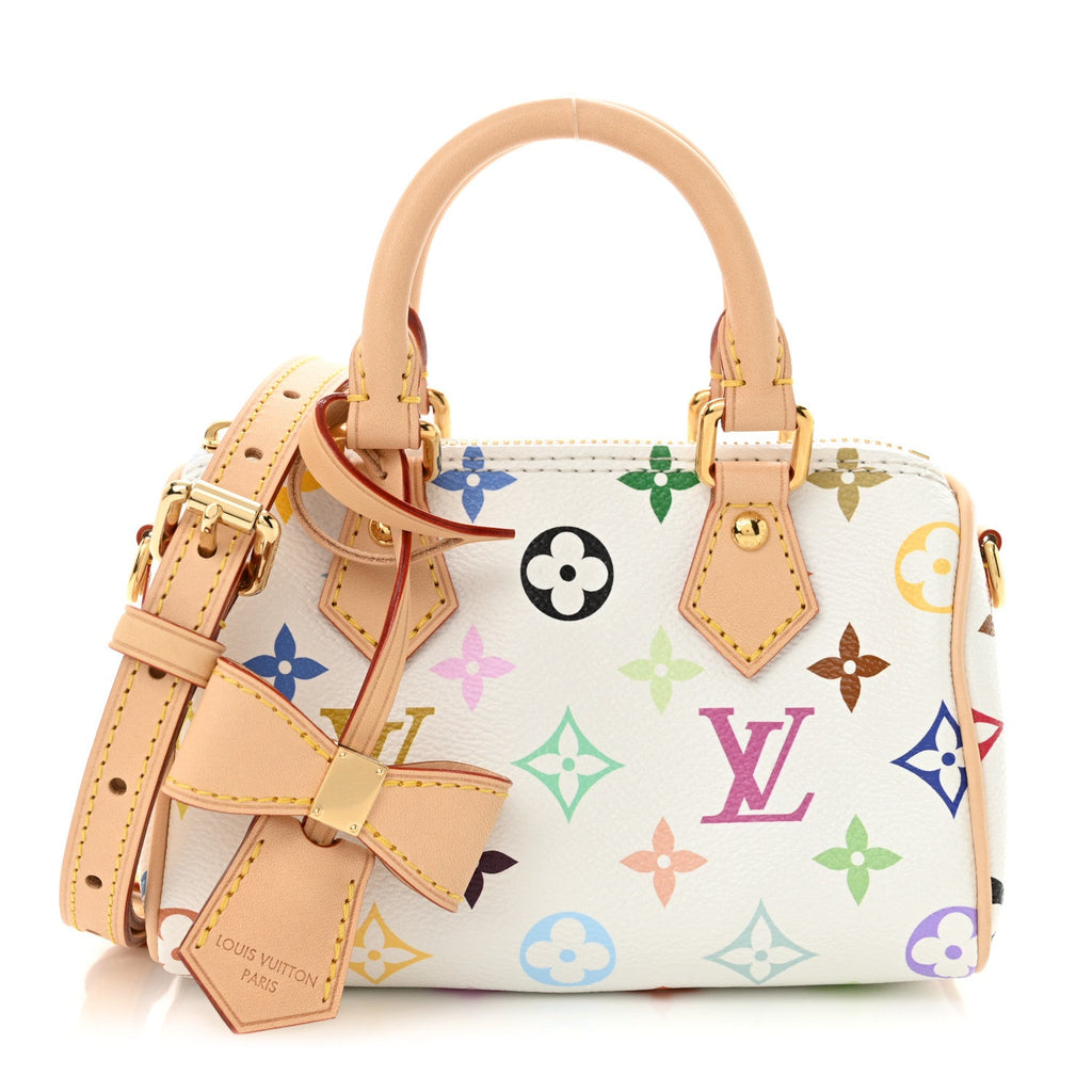 LV X TM Monogram Multicolor Nano Speedy White