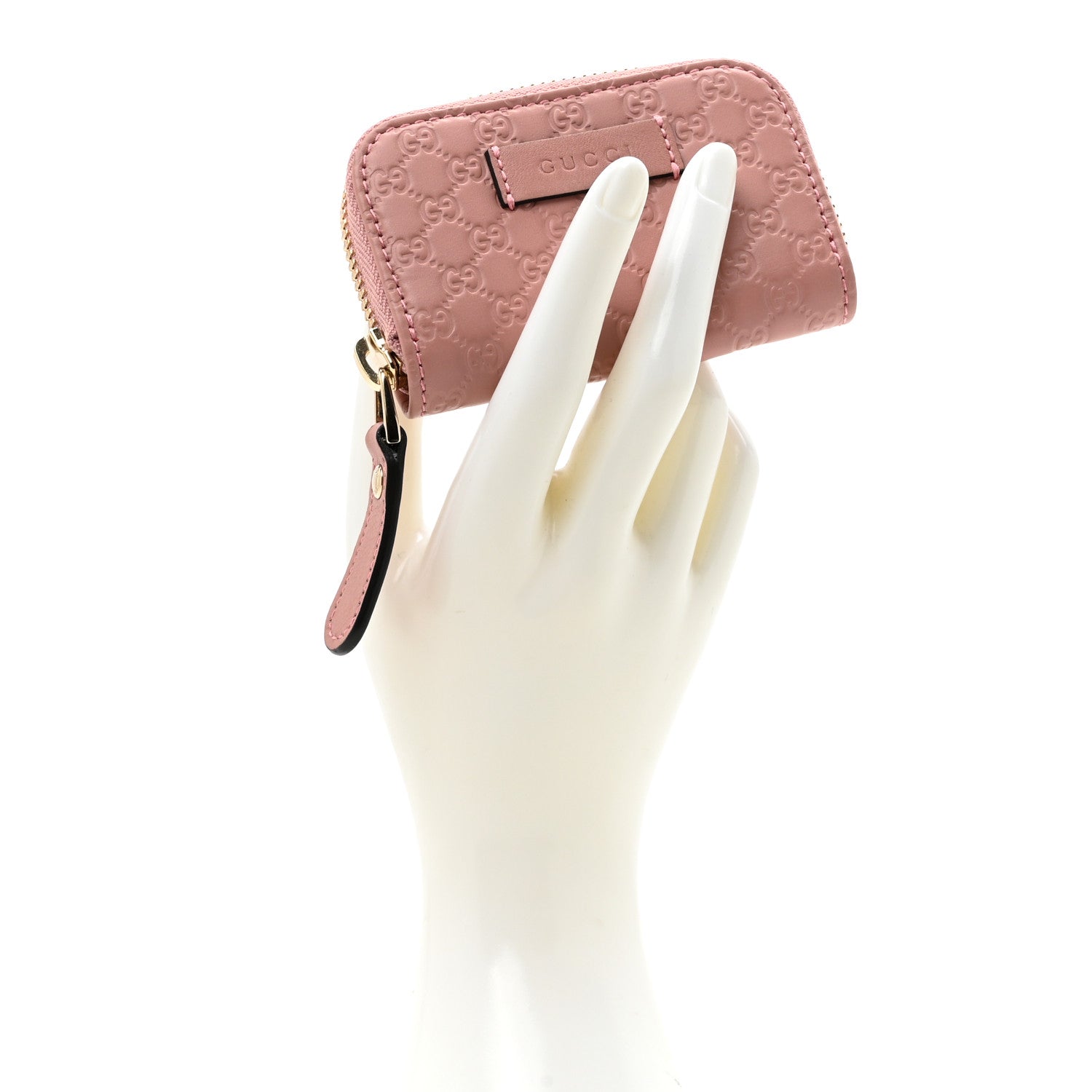 Microguccissima Zip Around  Case Soft Pink