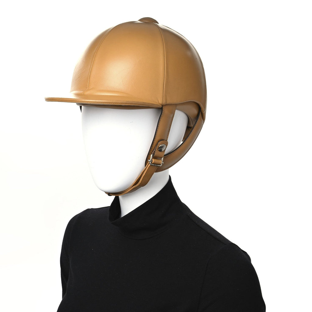 Nappa Ambassador Helmet Hat M Cuoio Honey Beige