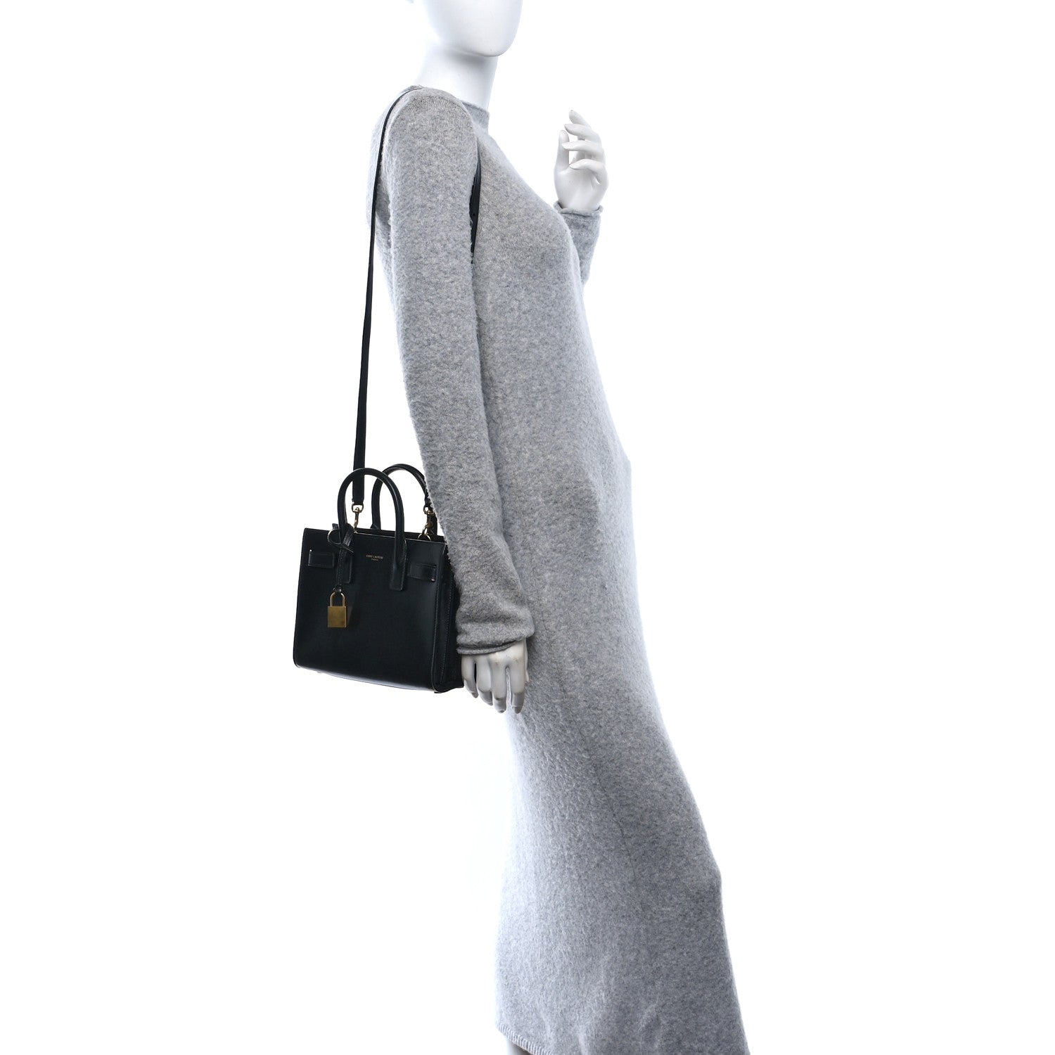 Calfskin Nano Sac De Jour Black