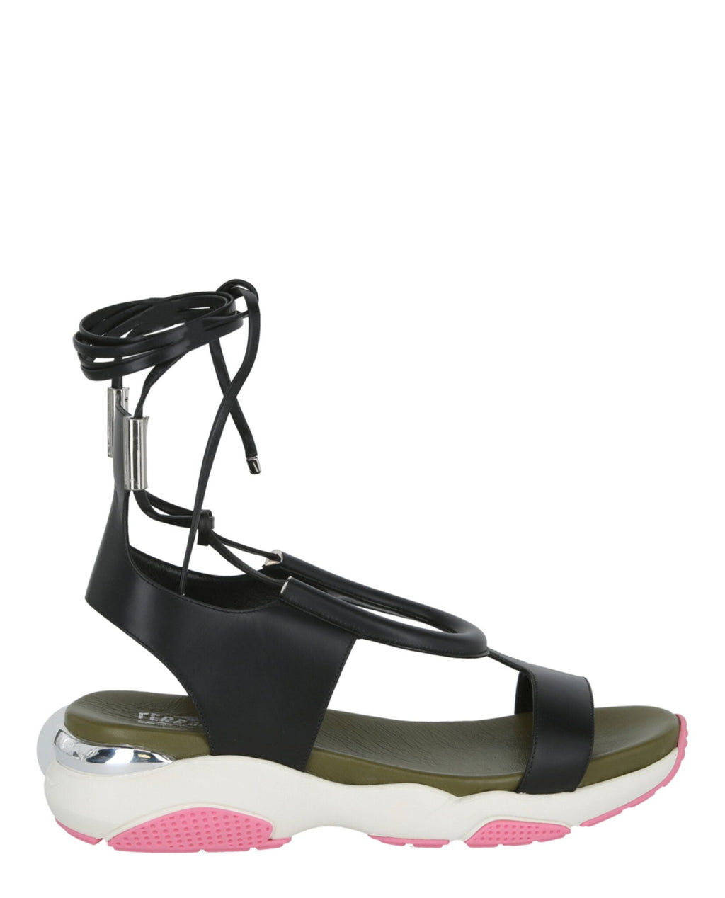 Women's Ferragamo Lace-Up Flat Sandals