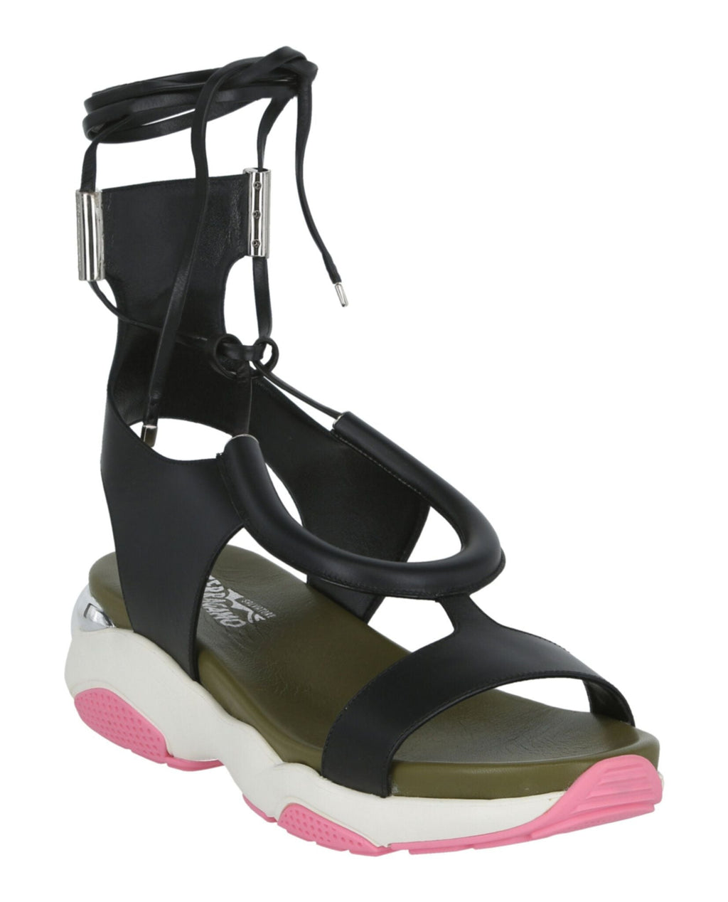 Women's Ferragamo Lace-Up Flat Sandals