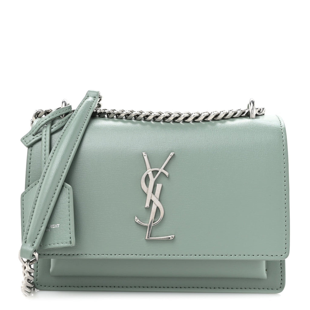 Calfskin Small Monogram Sunset Vert Opaline