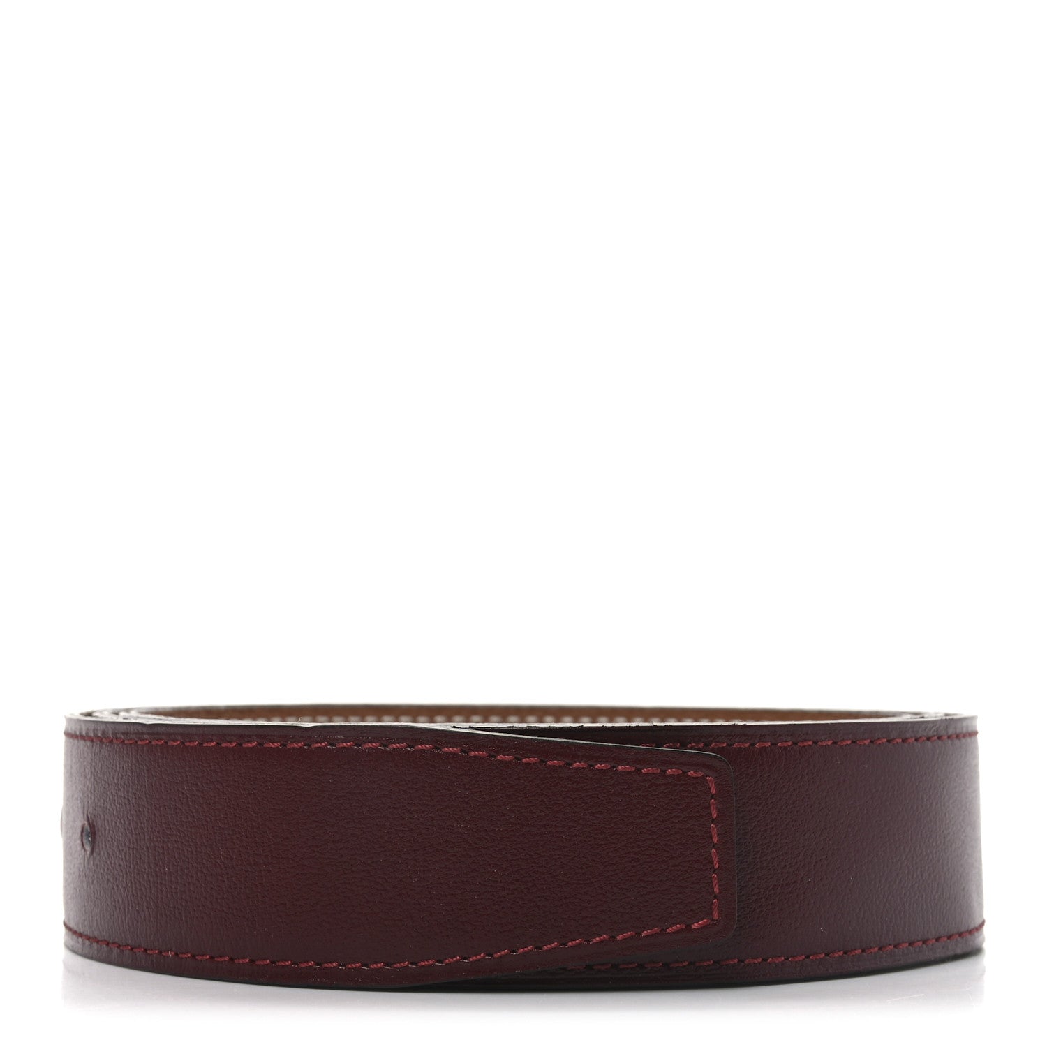 Box Togo 32mm Belt Strap 105 42 Rouge H Gold