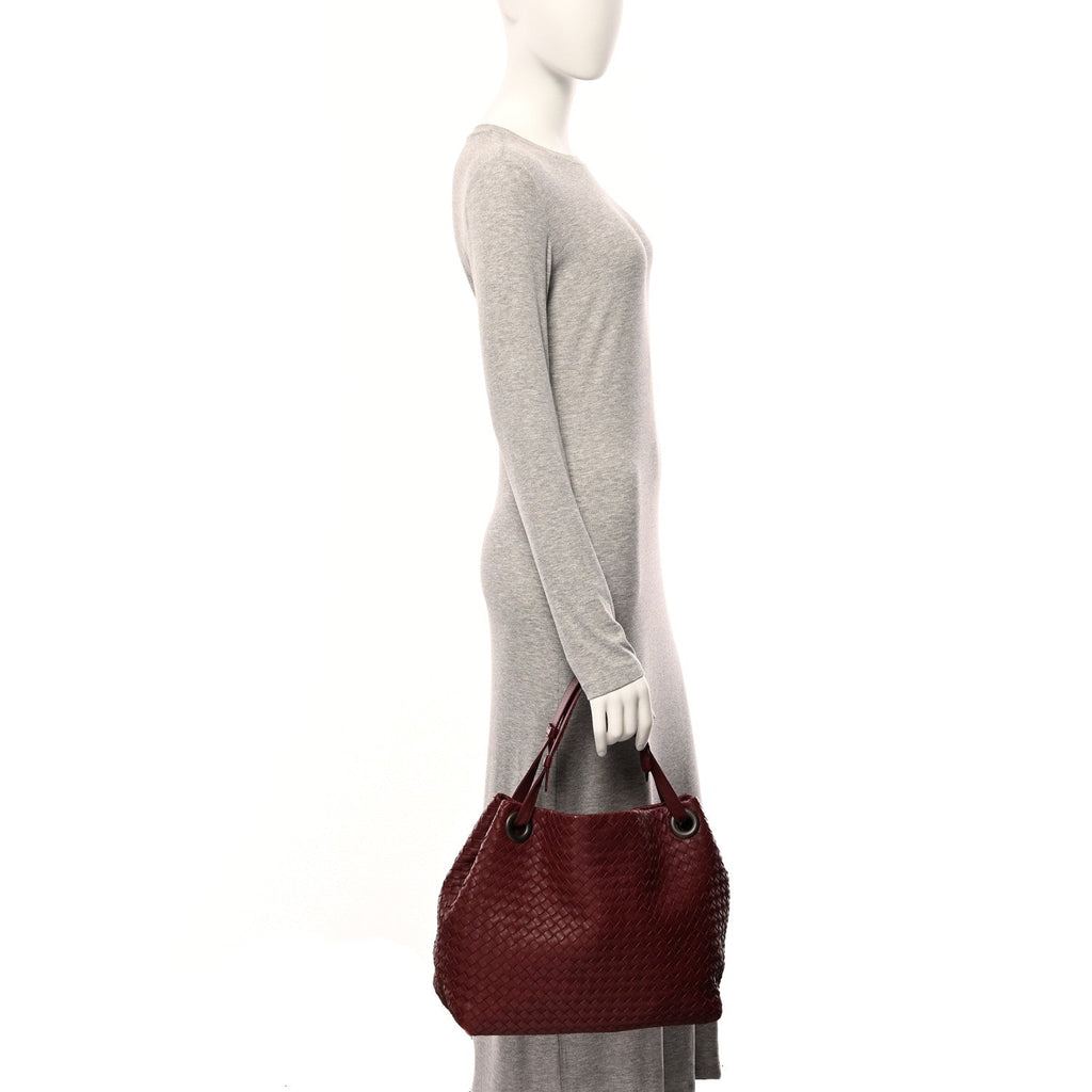 Nappa Intrecciato Bella Tote Brique