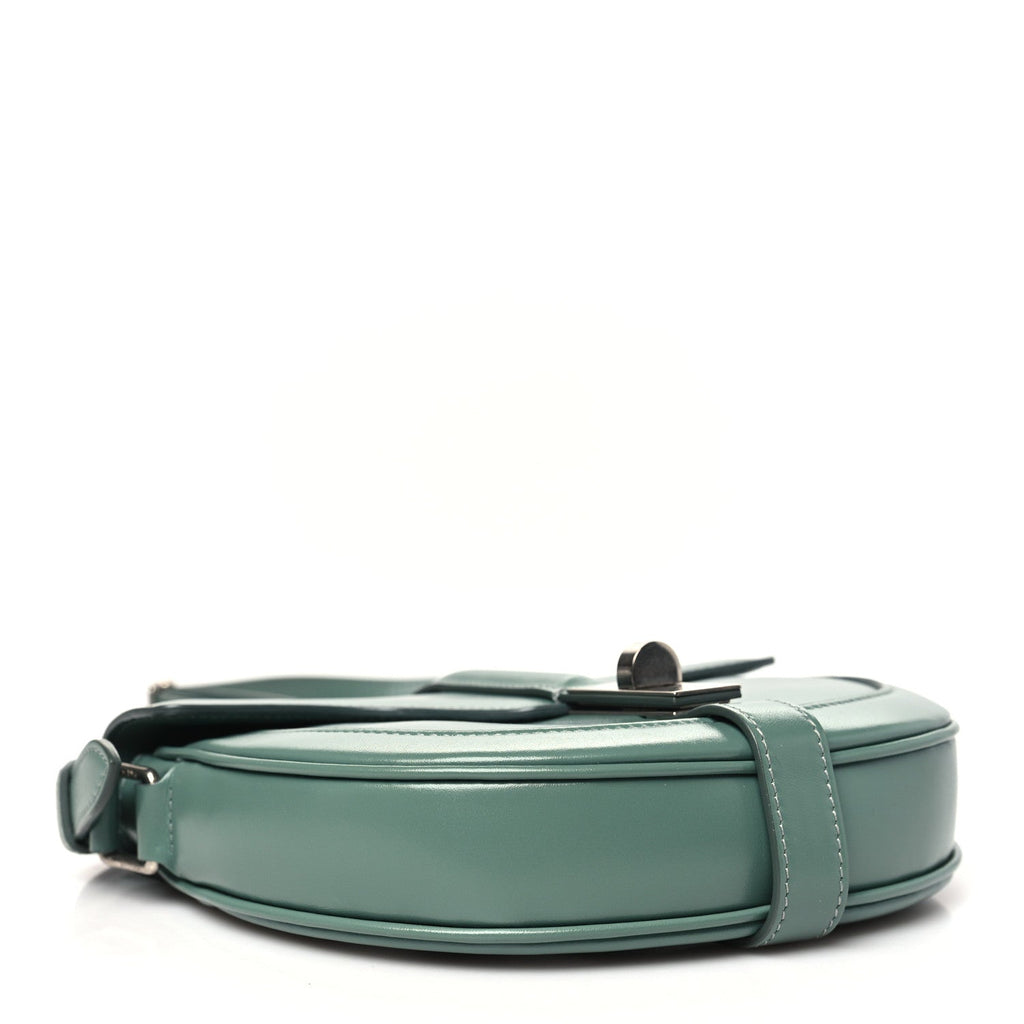 Satinated Calfskin Besace Small 16 Celadon