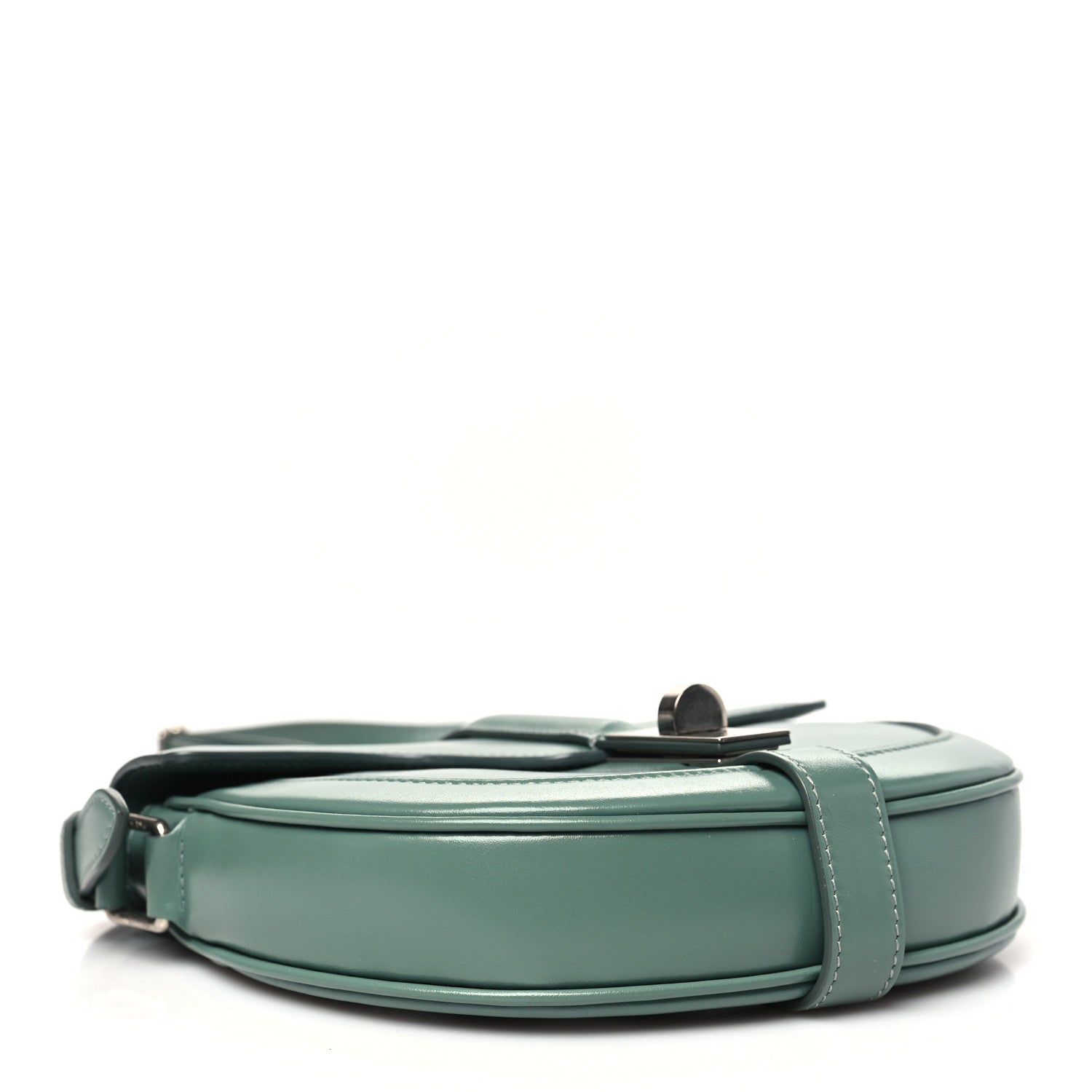 Satinated Calfskin Besace Small 16 Celadon
