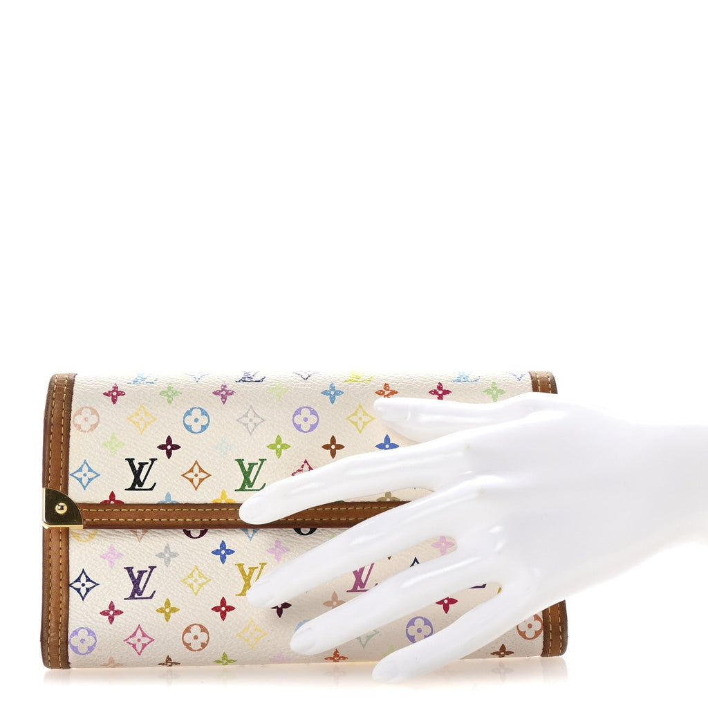 Monogram Multicolor Porte Tresor International Wallet White