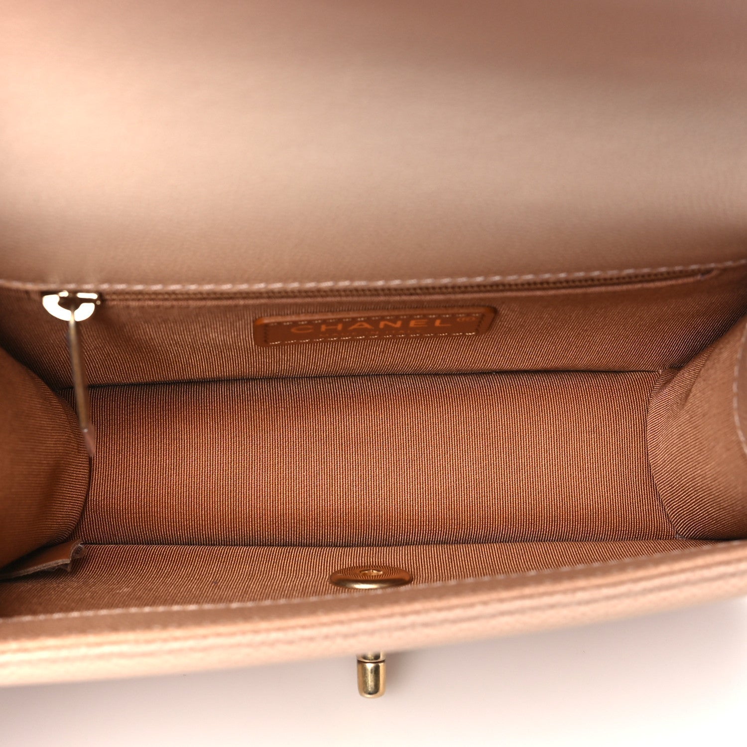 Caviar Quilted Sunset On The Sea Waist Bag Beige