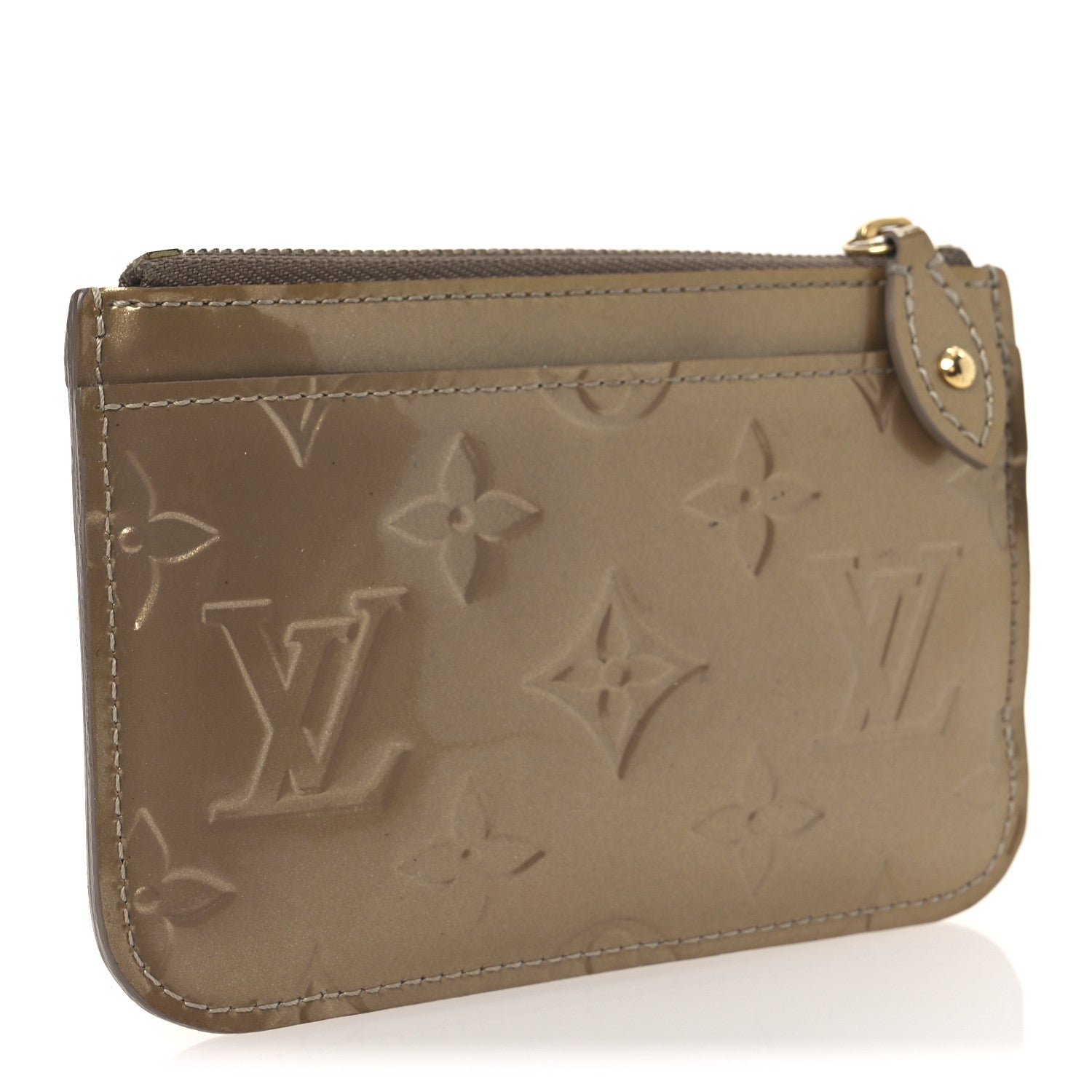 Vernis Key Pouch Beige Poudre