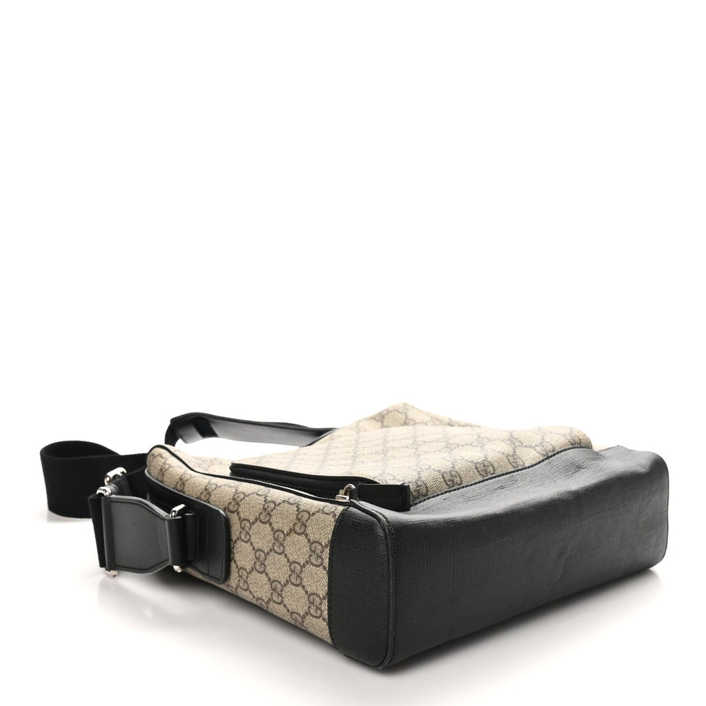 GG Plus Monogram Front Pocket Messenger Dark Brown