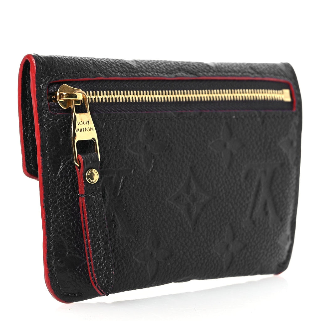 Empreinte Key Pouch Marine Rouge
