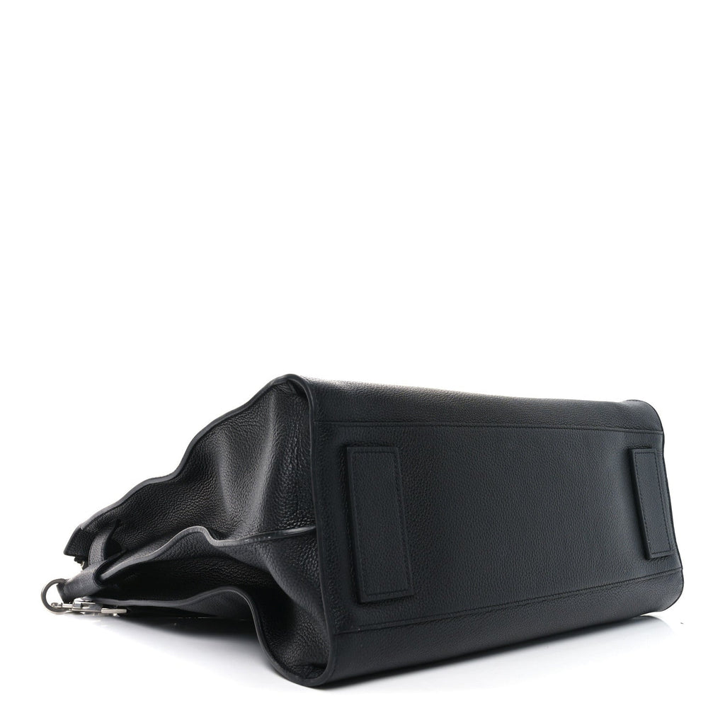Grained Calfskin Sac De Jour Souple North South Tote Black