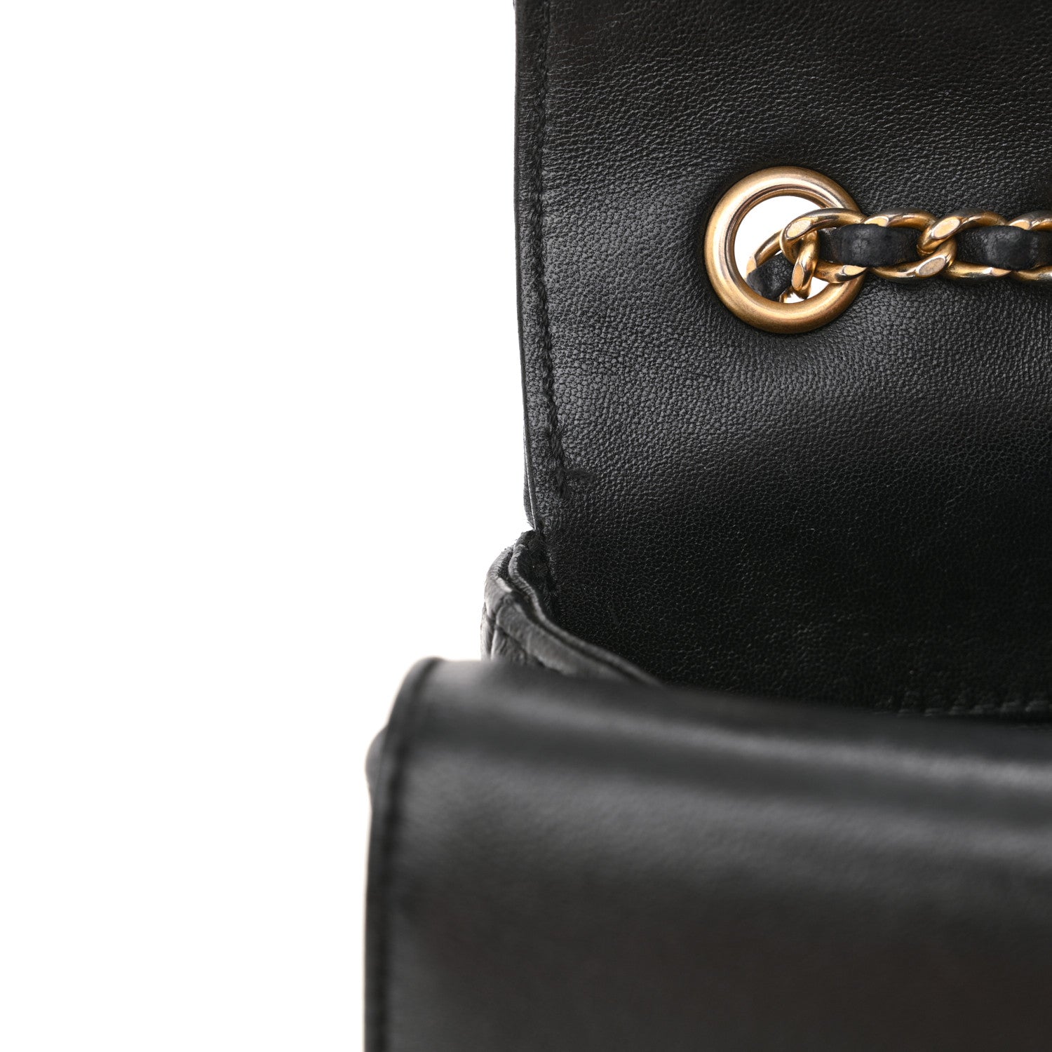 Lambskin Quilted Small CC Chic Flap Navy