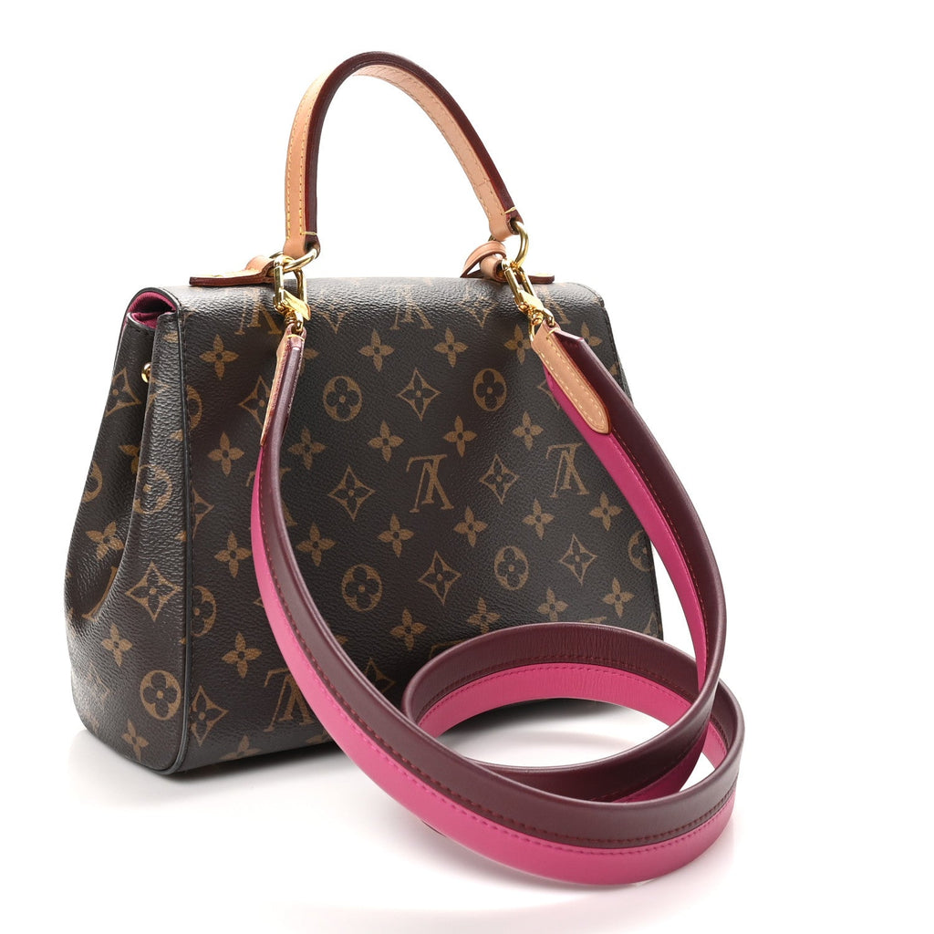 Monogram Cluny BB Bordeaux Fuchsia