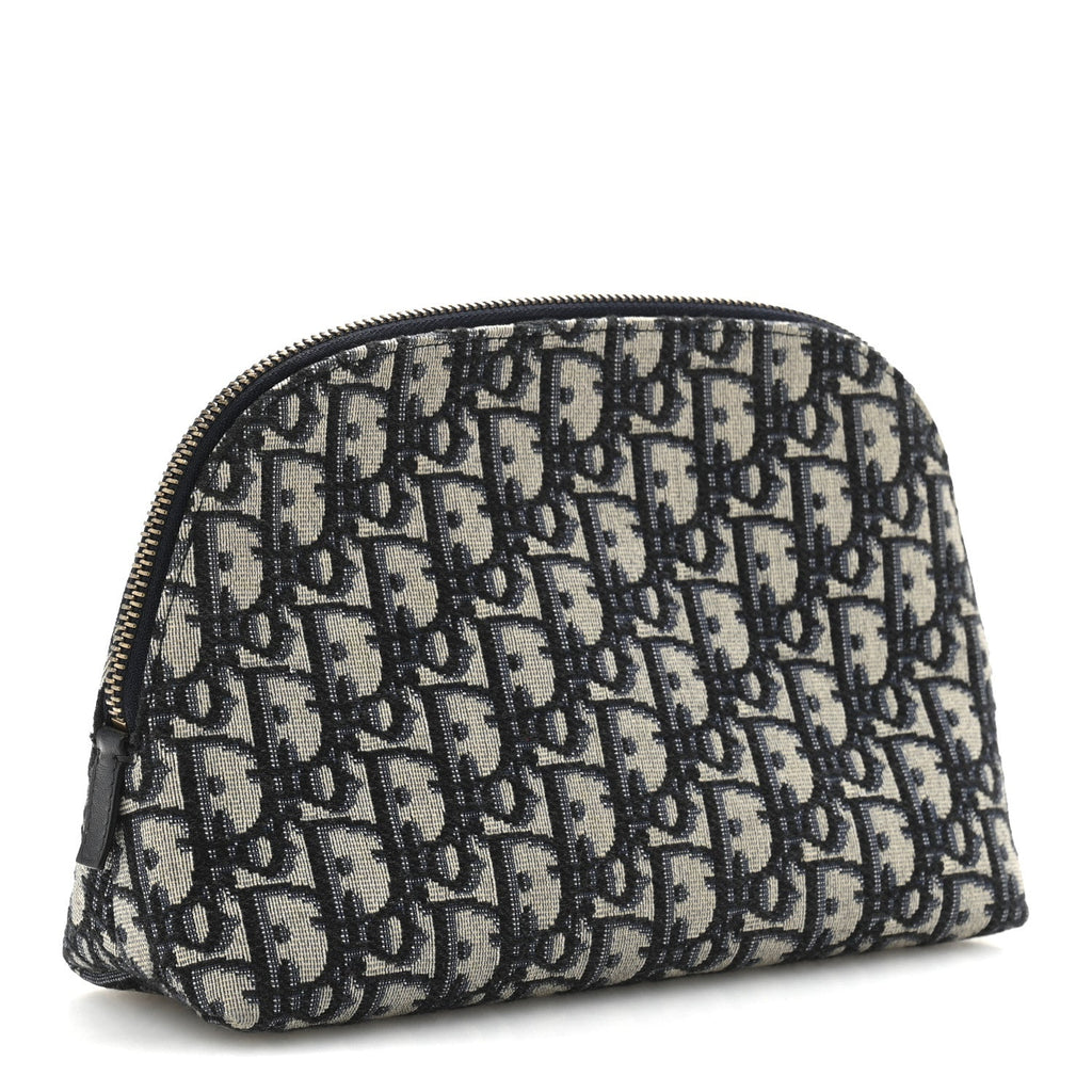 Oblique Large Beauty Pouch Bleu