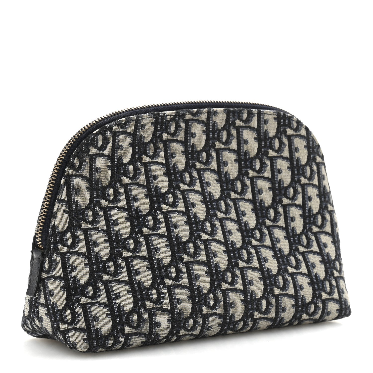 Oblique Large Beauty Pouch Bleu