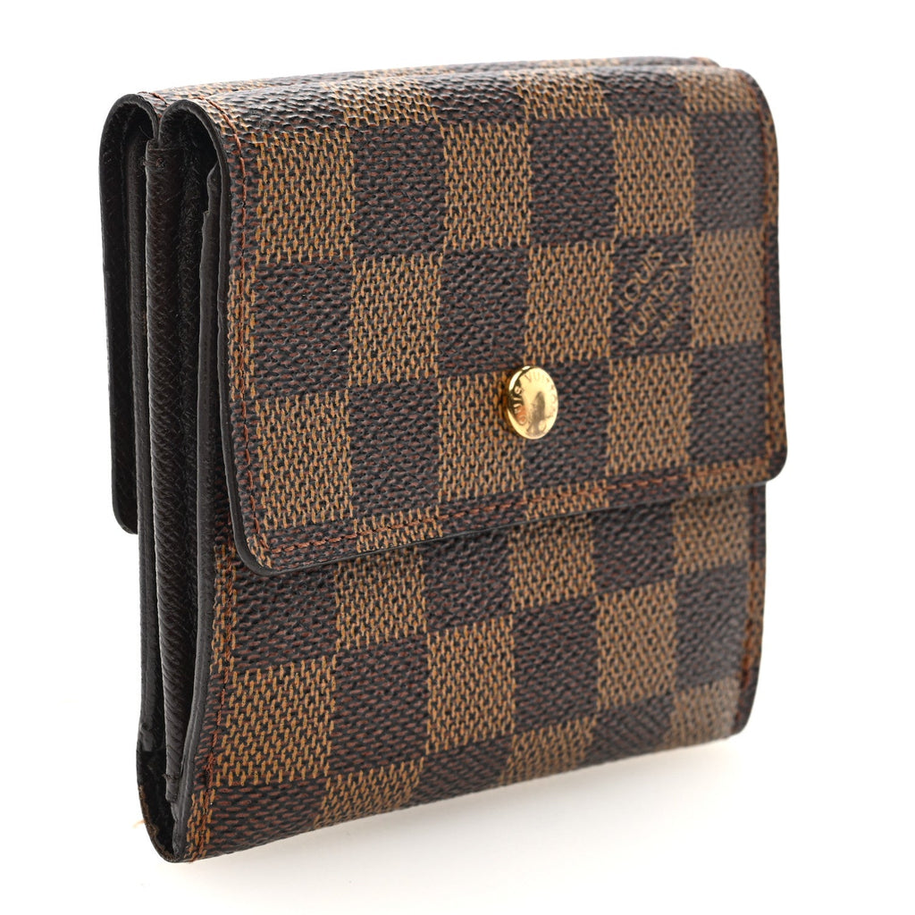 Damier Ebene Elise Wallet