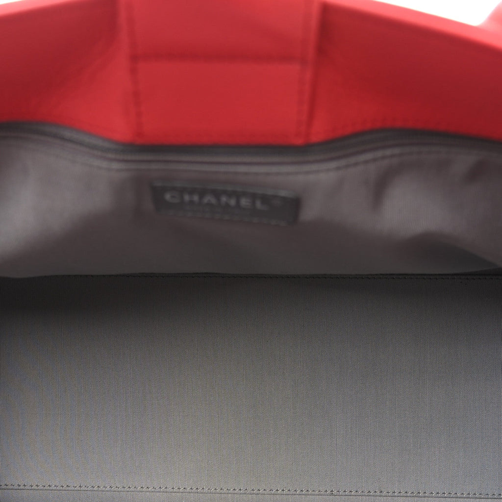 Calfskin Cerf Executive Shopper Tote Coral