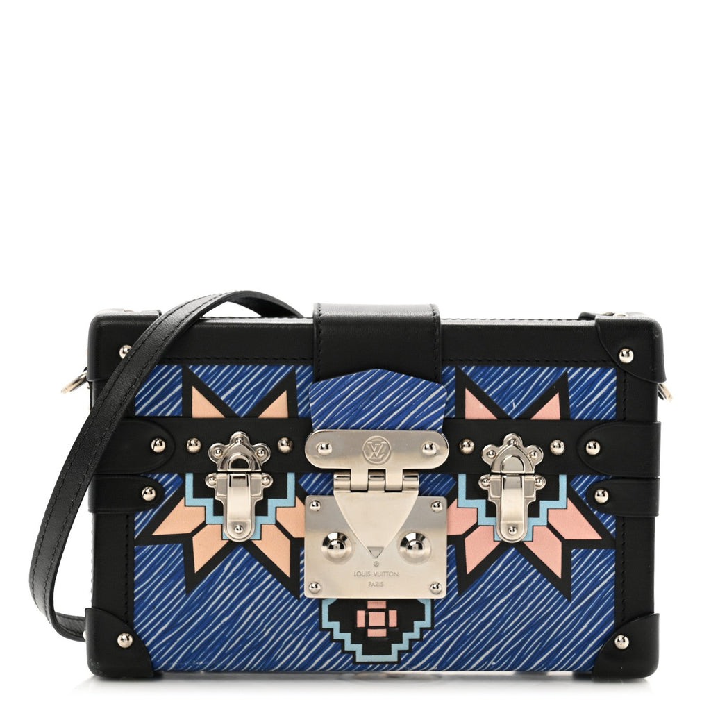 Epi Azteque Petite Malle Denim Light