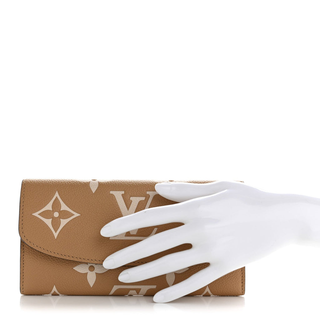Empreinte Monogram Giant Emilie Wallet Arizona Creme