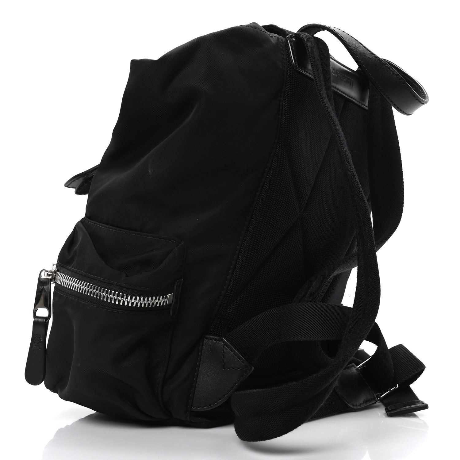 Nylon Logo Print Small Rucksack Backpack