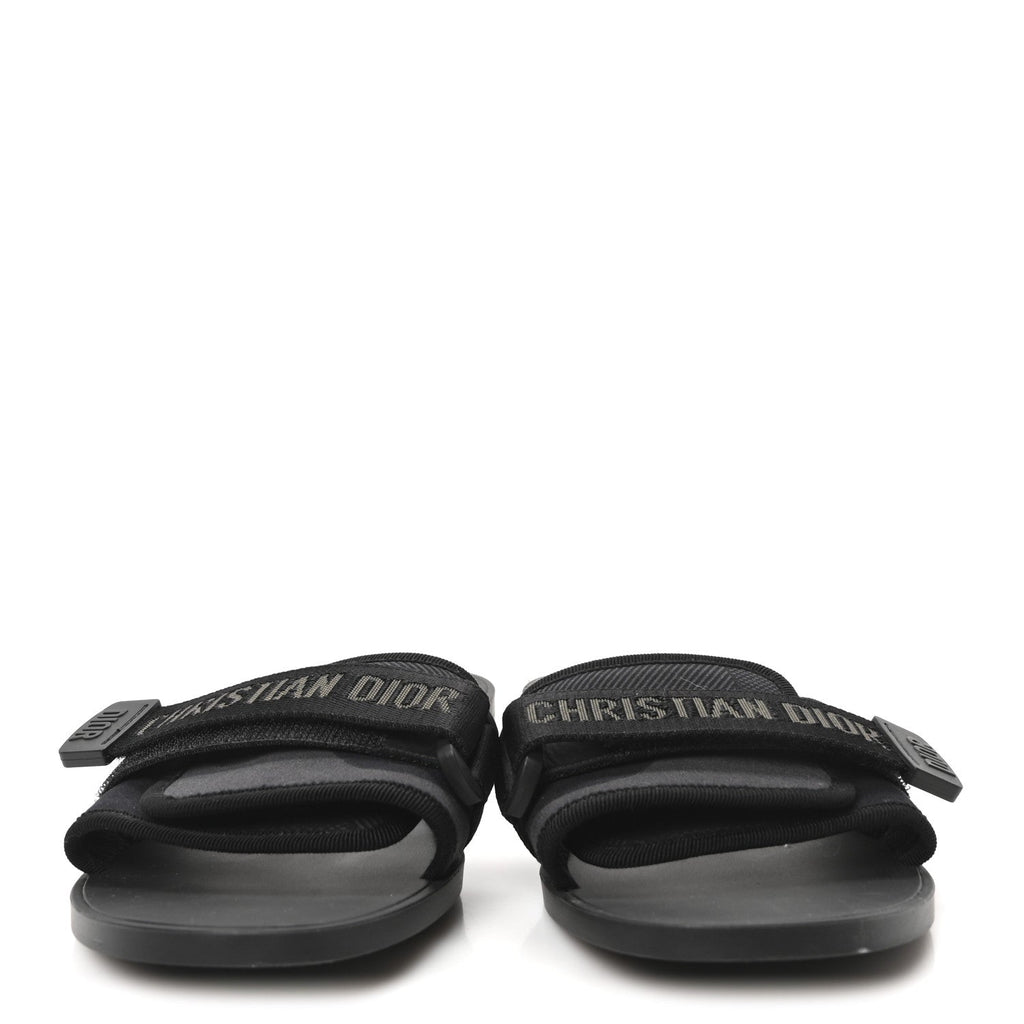 Technical Stretch Fabric Camouflage Dio(r)evolution Slide Sandals 39 Black Military