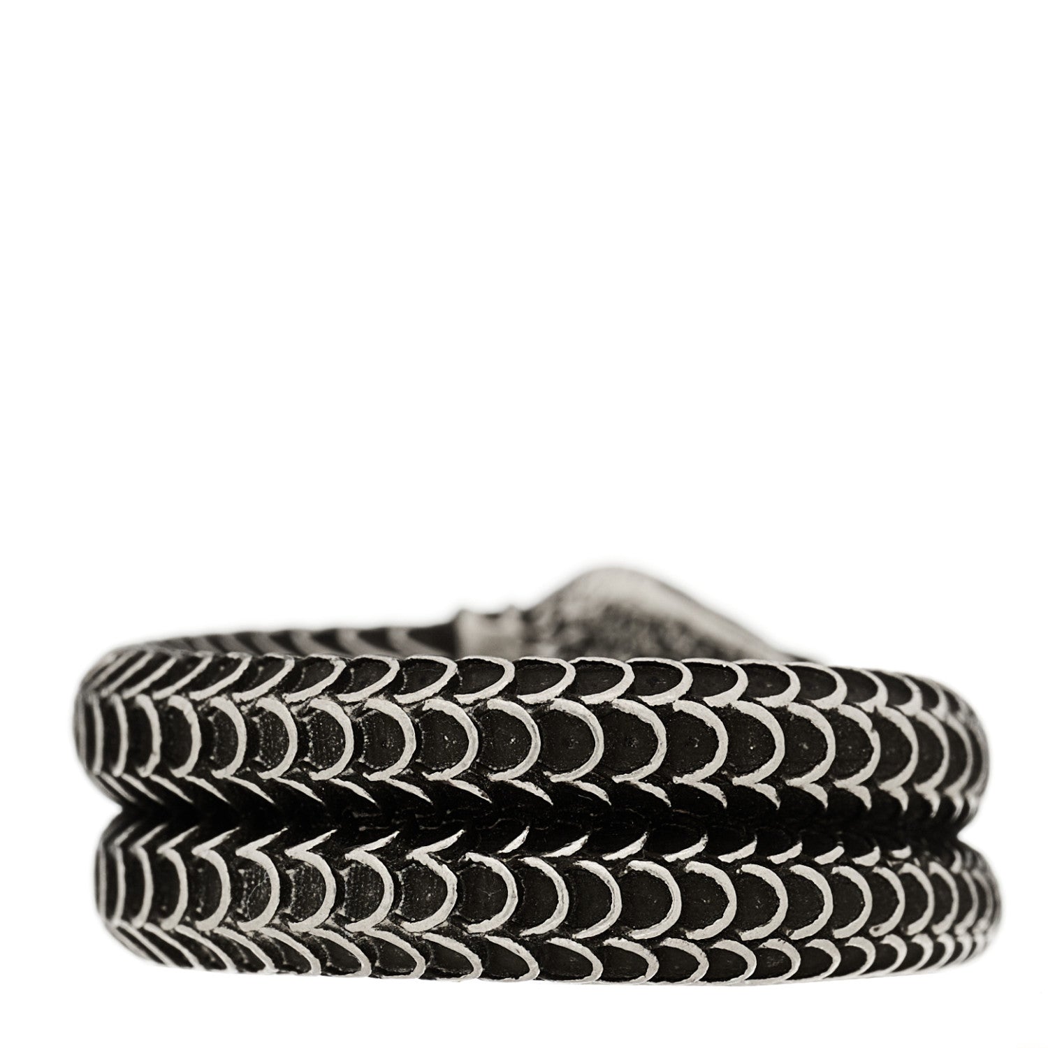Sterling Silver Gucci Garden Snake Ring 56 7.75
