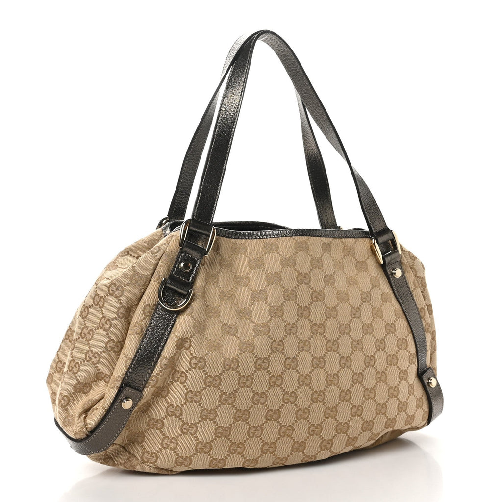 Monogram Medium Abbey Shoulder Bag Pewter