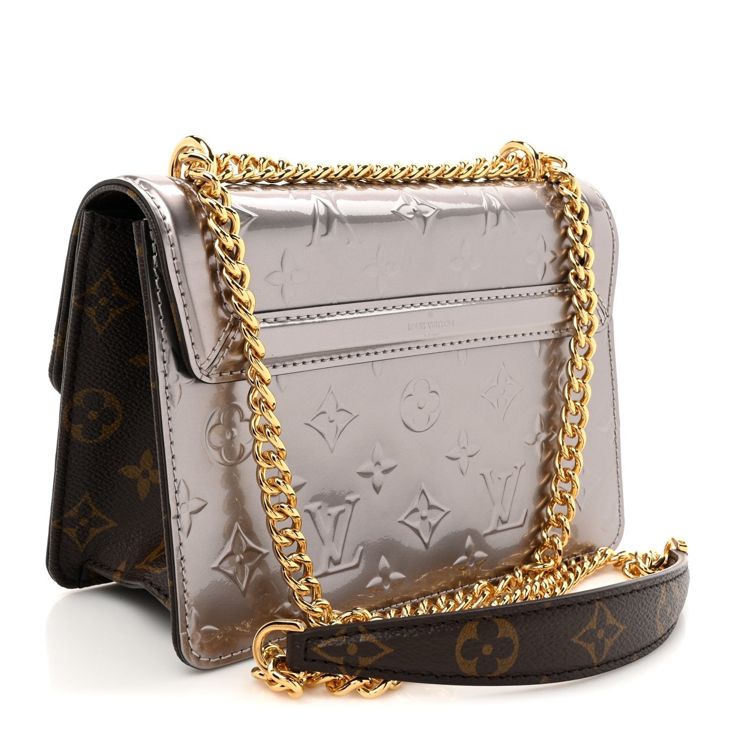 Vernis Epi Monogram Wynwood Metallic Taupe Grey