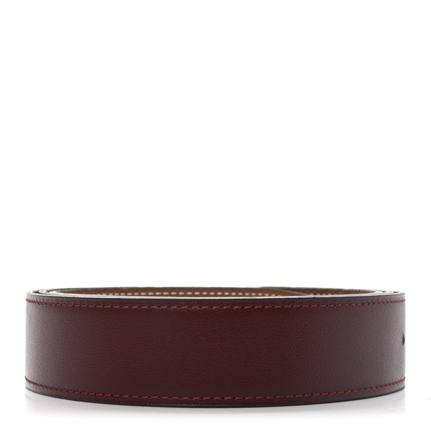 Box Togo 32mm Belt Strap 105 42 Rouge H Gold