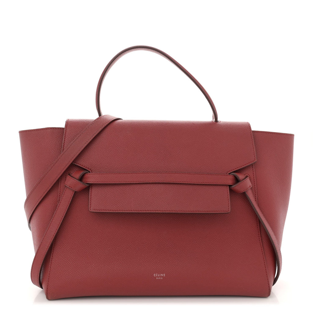 Grained Calfskin Mini Belt Bag Rust