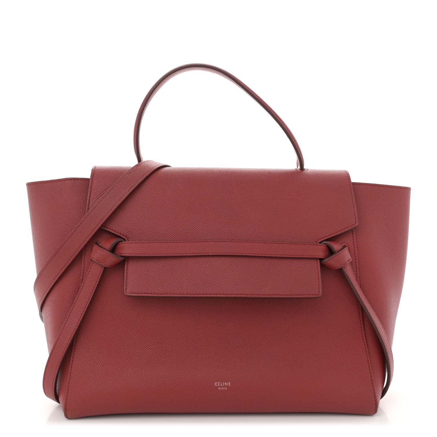 Grained Calfskin Mini Belt Bag Rust