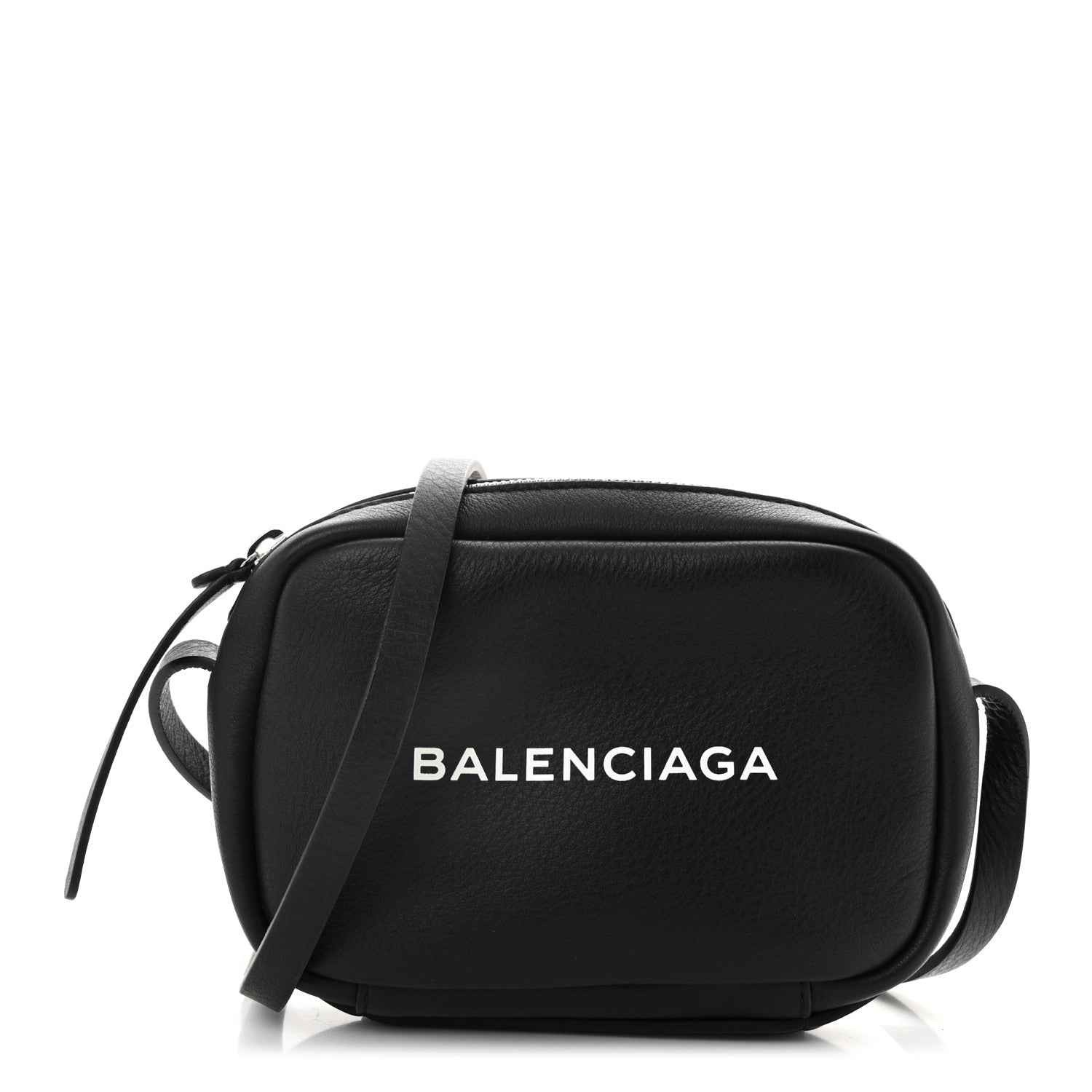 Calfskin Logo XS Everyday Camera Bag Black