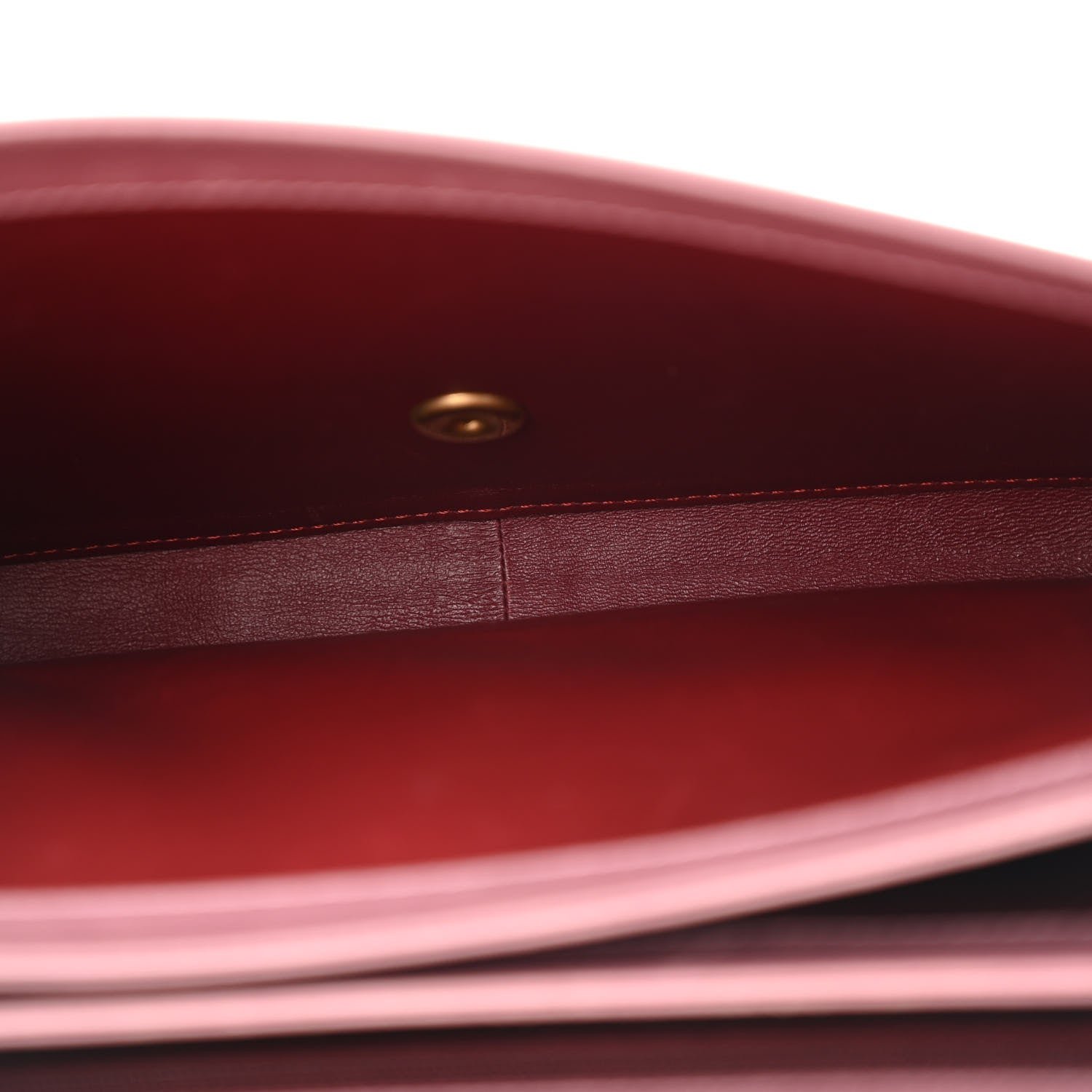 Calfskin Quilted Straight Lined Flap Purple