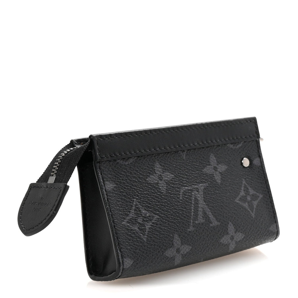 Monogram Eclipse Key Pouch Voyage