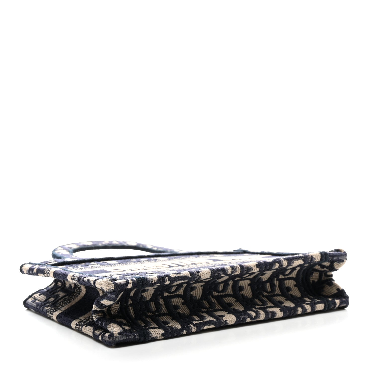 Oblique Mini Book Tote Blue Multicolor