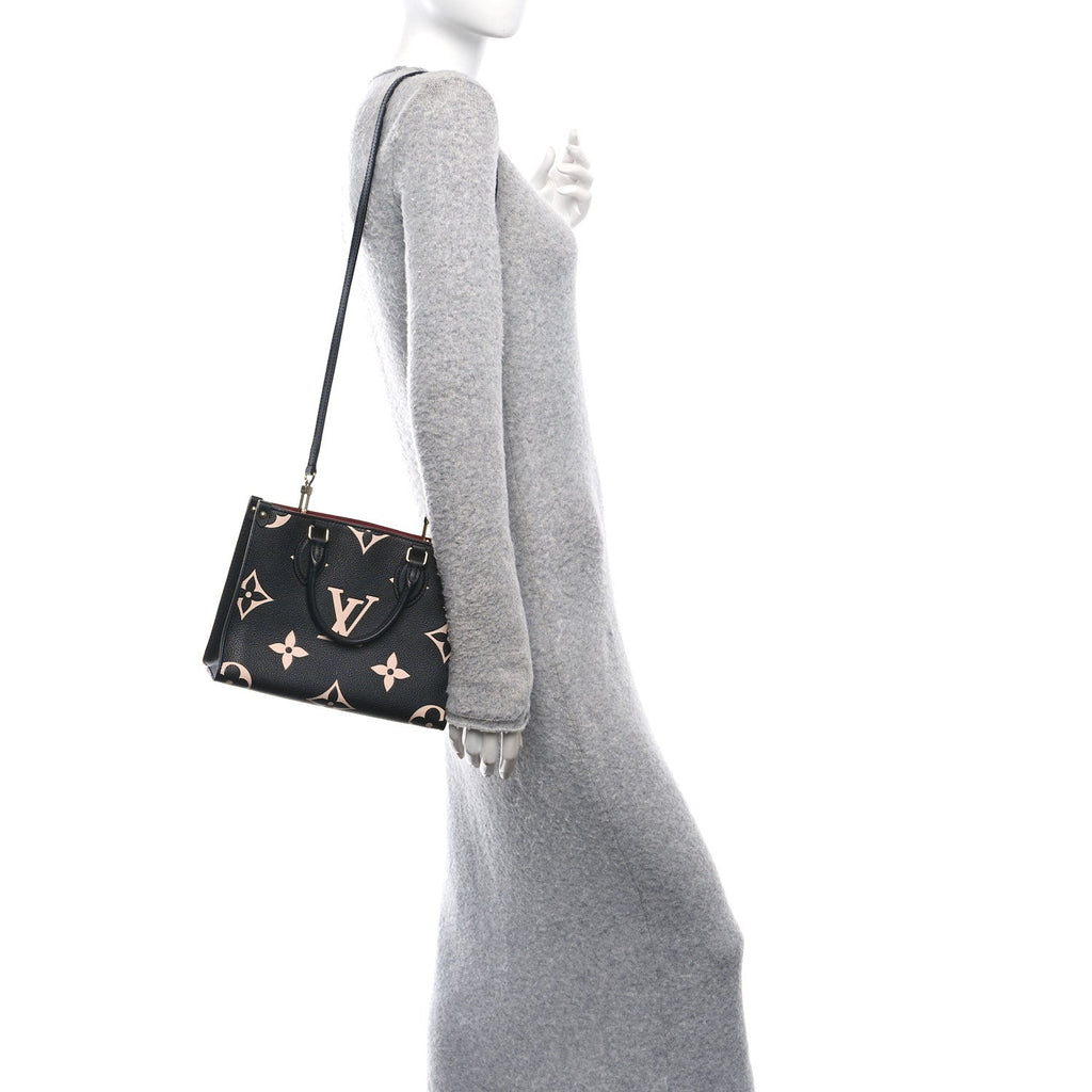 Empreinte Monogram Giant Onthego PM Black Beige