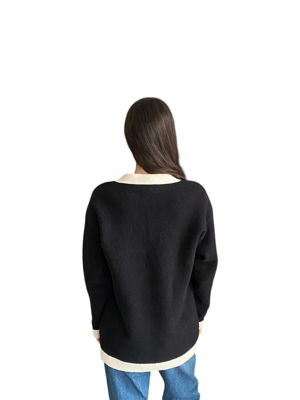 Rochas Two Tone Black & White igan - M