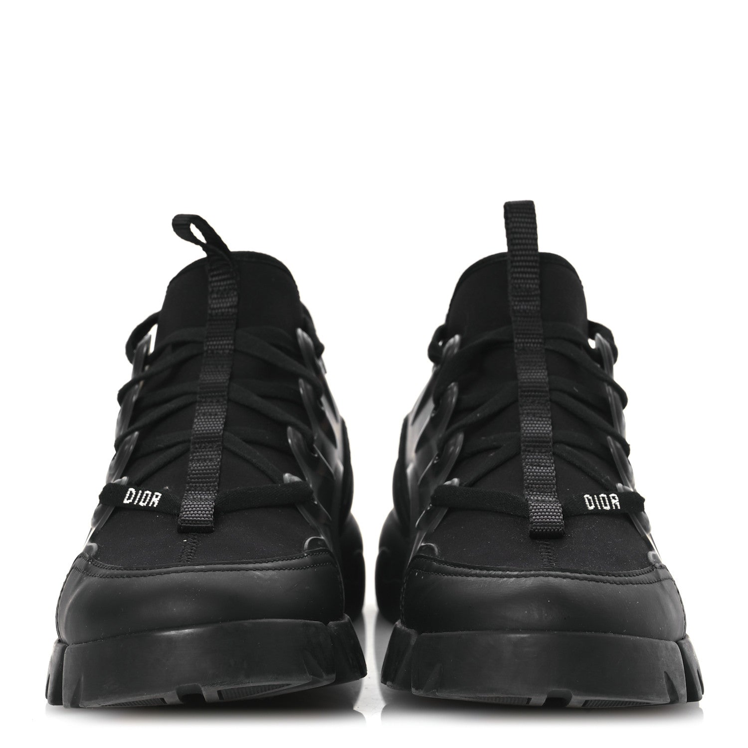 Neoprene Rubber Womens D-Connect Sneakers 37.5 Black