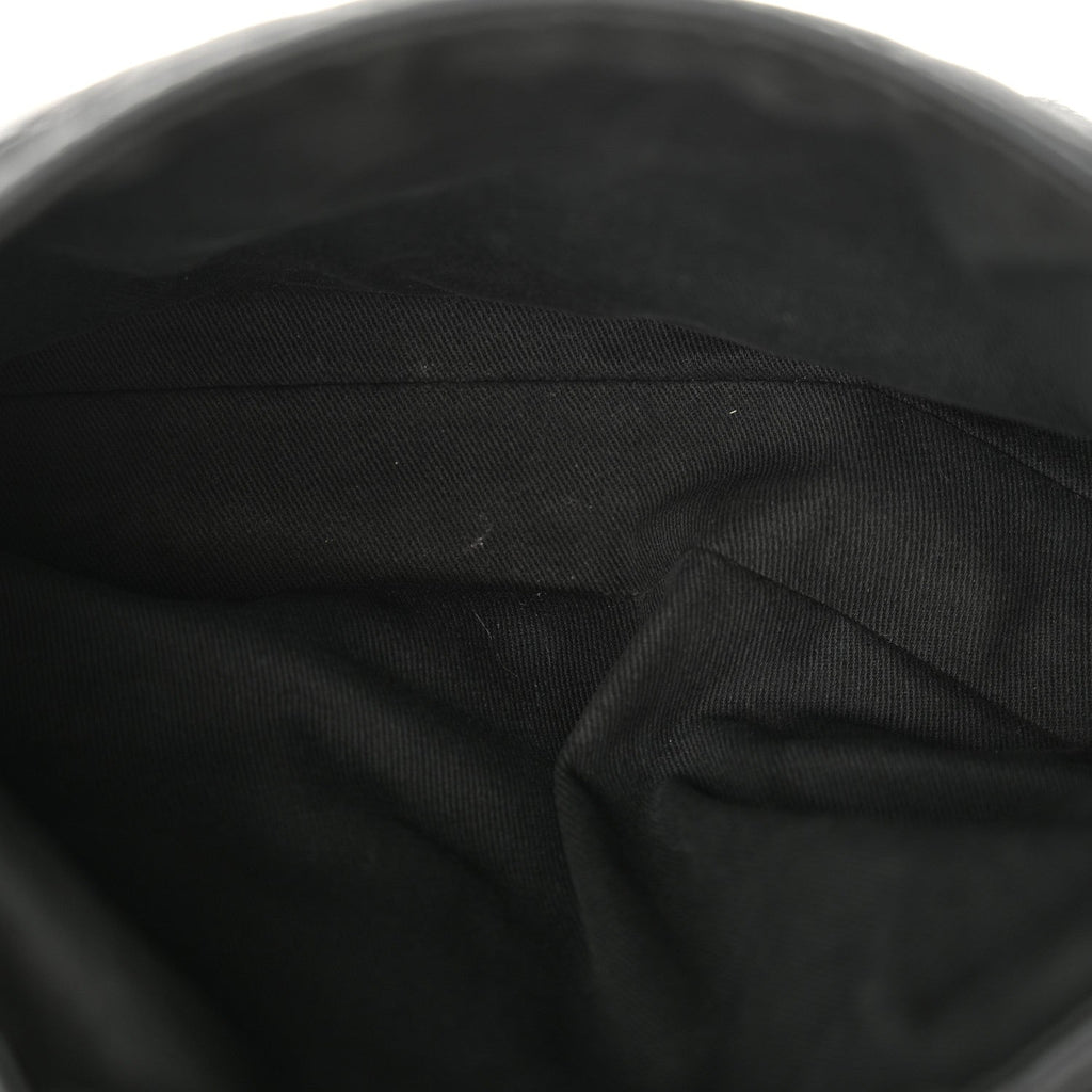 Caviar Quilted Timeless Accordion Flap Black