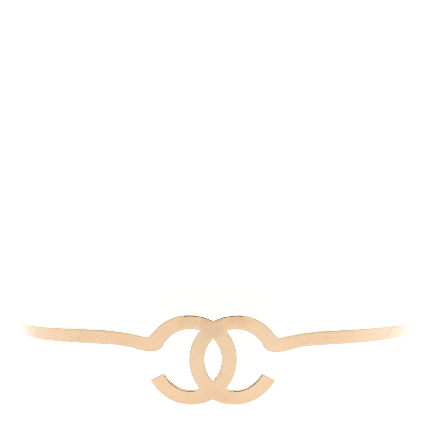 Metal CC Headband Light Gold