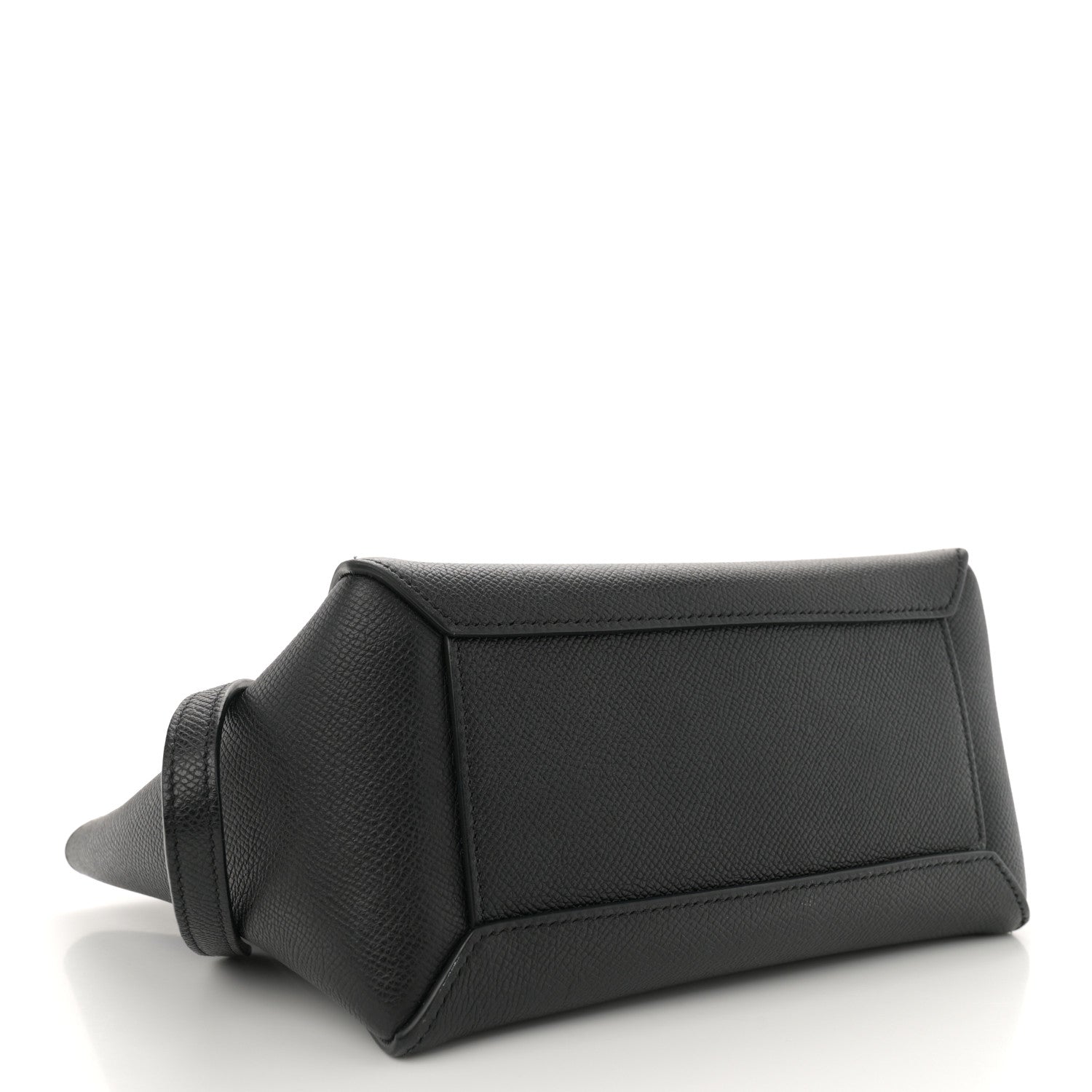 Grained Calfskin Nano Belt Bag Black